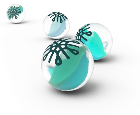 Transparente Kugeln